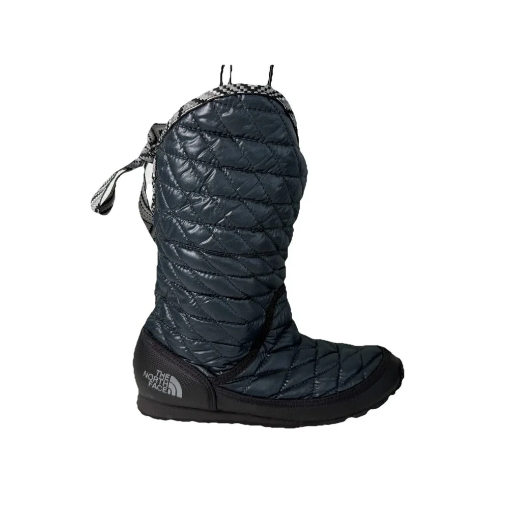 The North Face Warm Fleece Lined Winter Boots Black Women's Size 7 No‎ Box